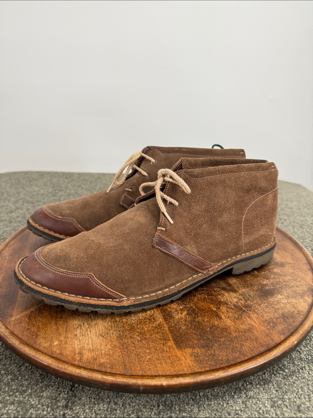 Timberland Earthkeepers Boots Mens 9.5 Brown Suede Chukka Lace Up Ankle